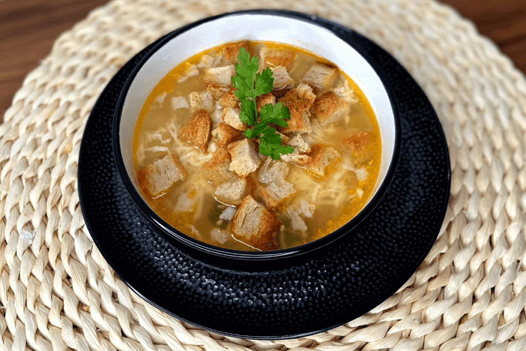 fit cesnaková polievka